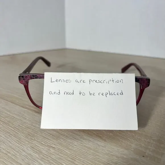 Jimmy Choo JC 98 8ZW Eyeglasses Red Snakeskin Frames 53-15-140 - Picture 2 of 13